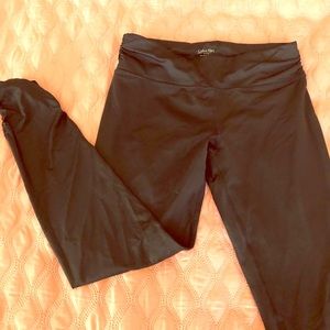 Calvin Klein exercise pants.